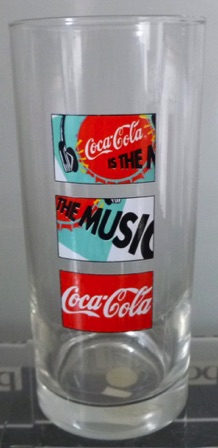 32149-5 € 2,50 coca cola glas Music H13 D6 cm